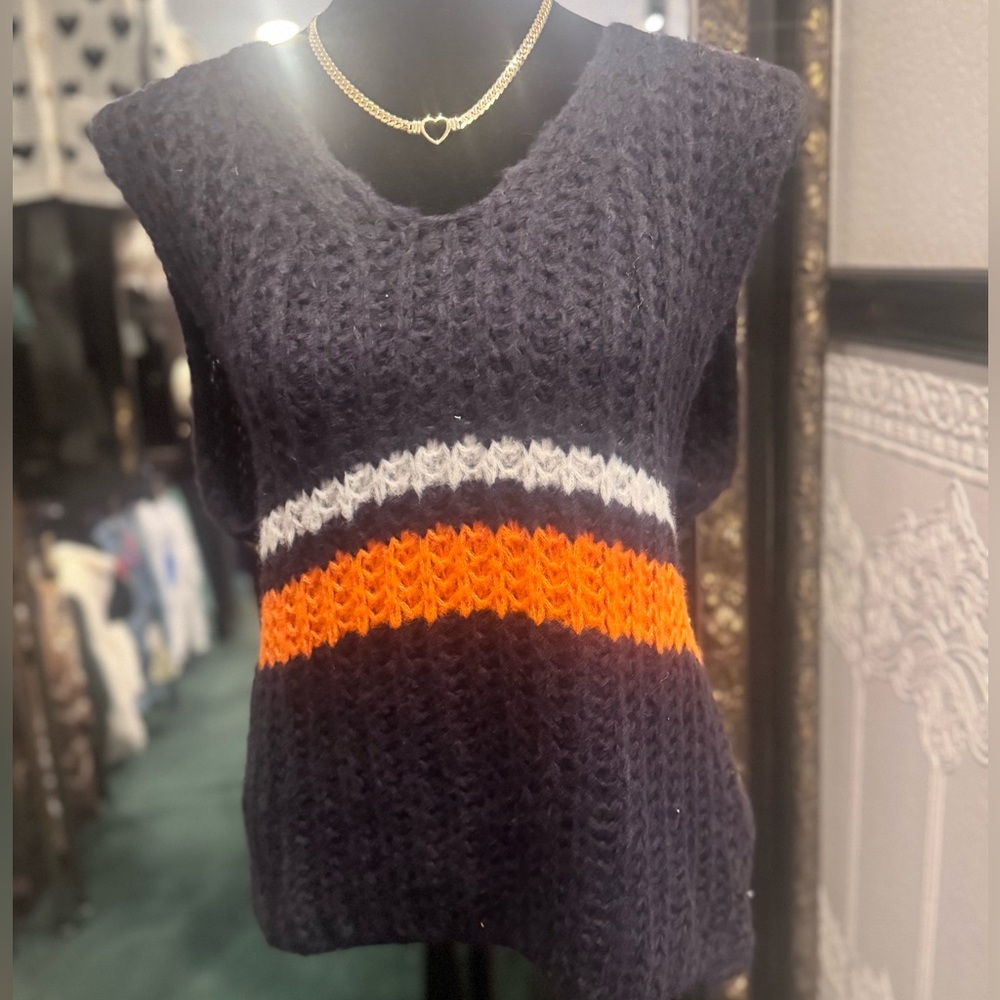 Milio Milano Navy Sweater Vest